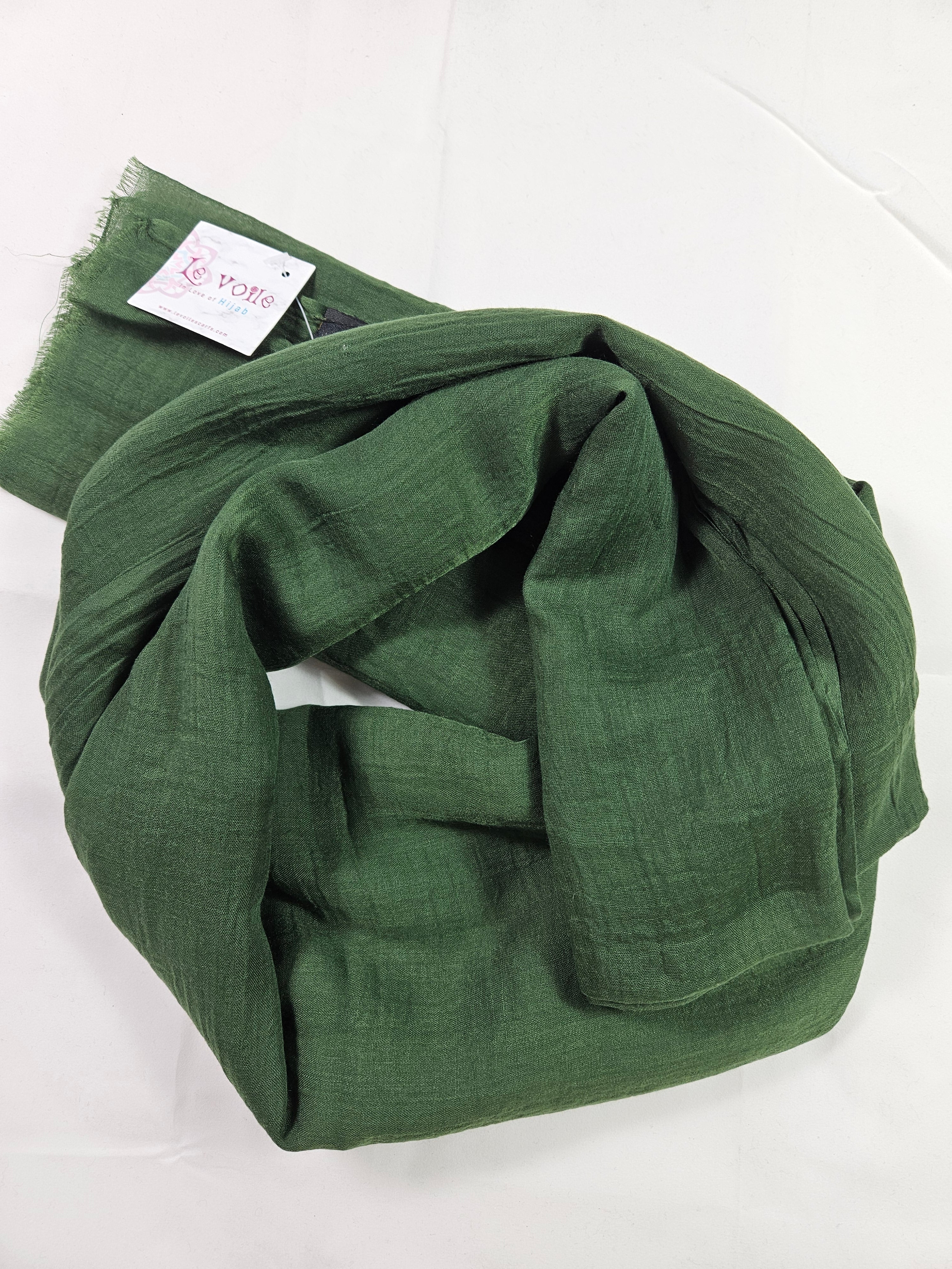 Cotton Le voile Hijab Olive