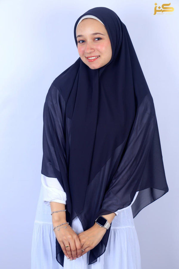 Dark Blue Khimar 130*130