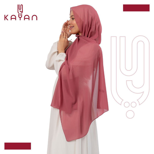 Rouge Premium Chiffon Hijab