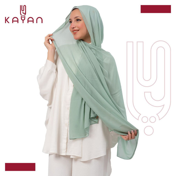 Mint Premium Chiffon Hijab