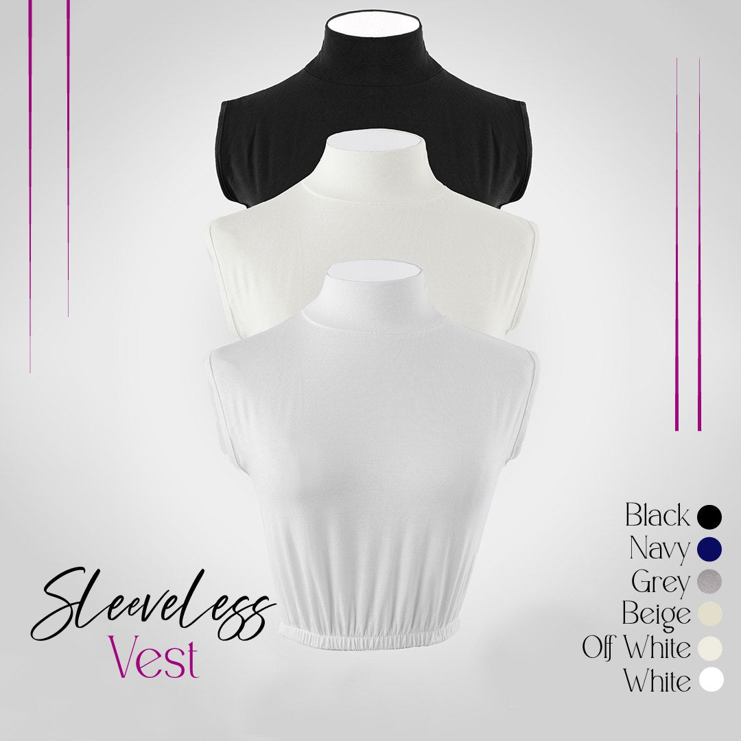 Sleeveless Vest (Black)