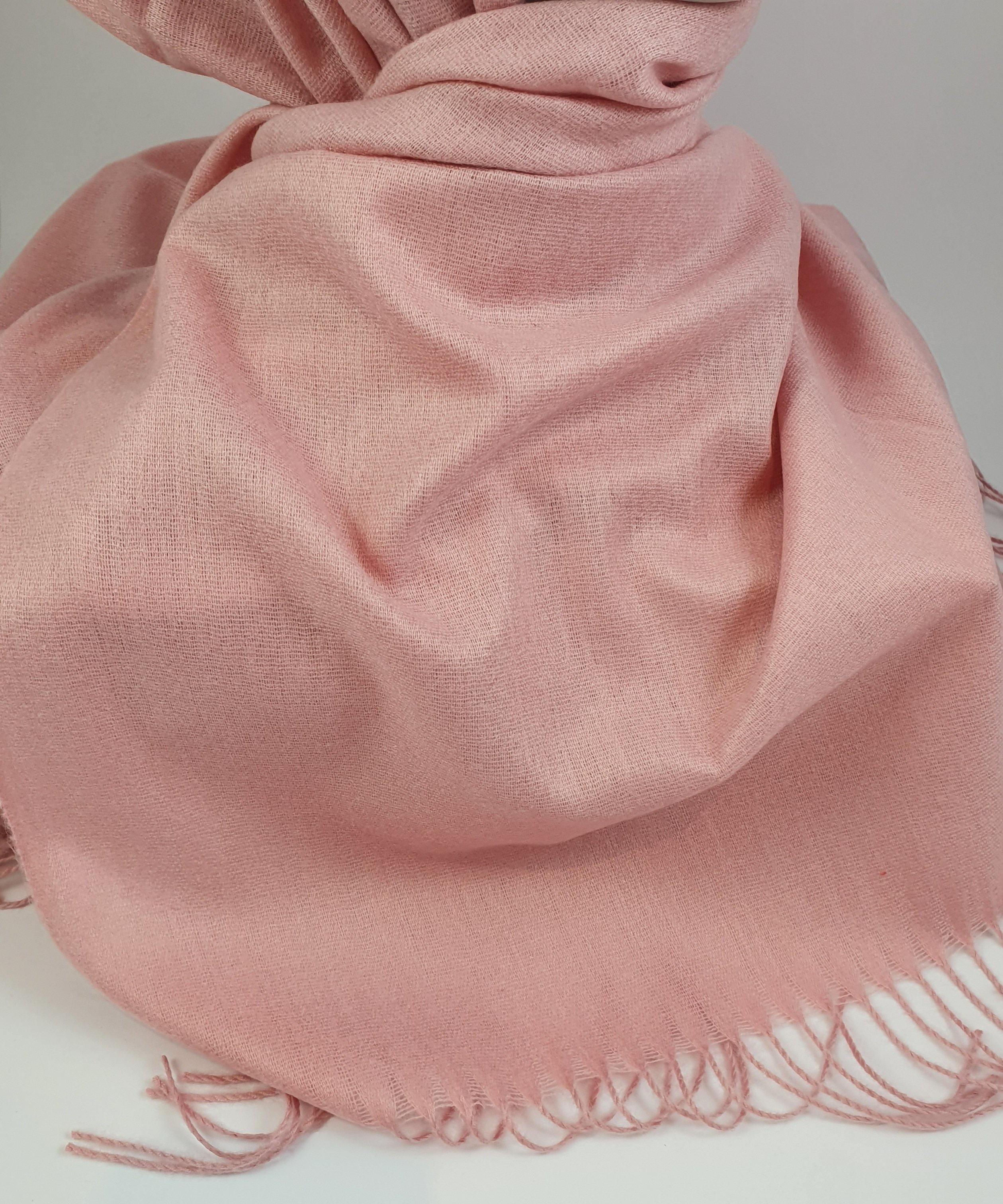 Blush Cashmere Hijab - Scarvista