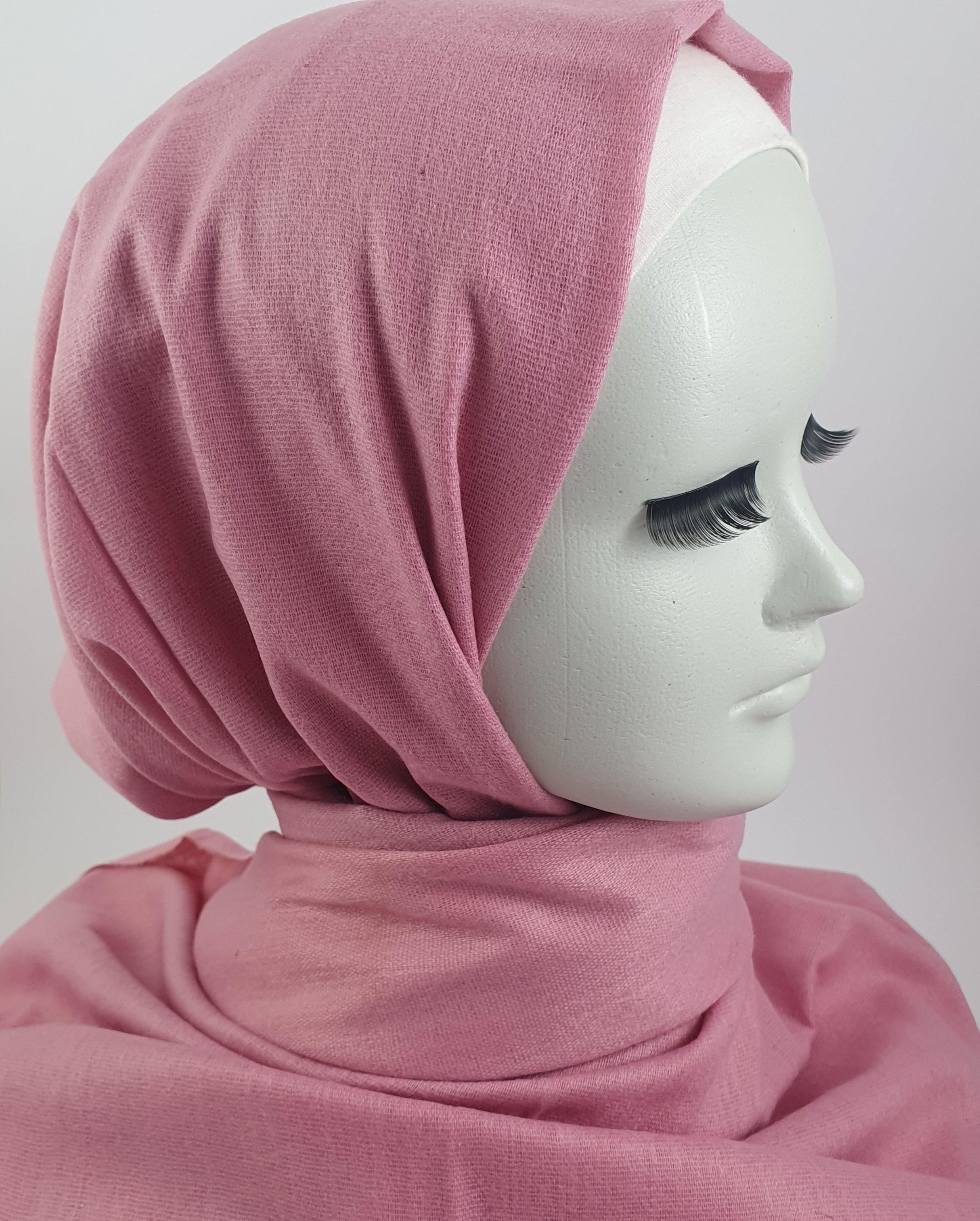 Dark pink Cashmere Hijab - Scarvista