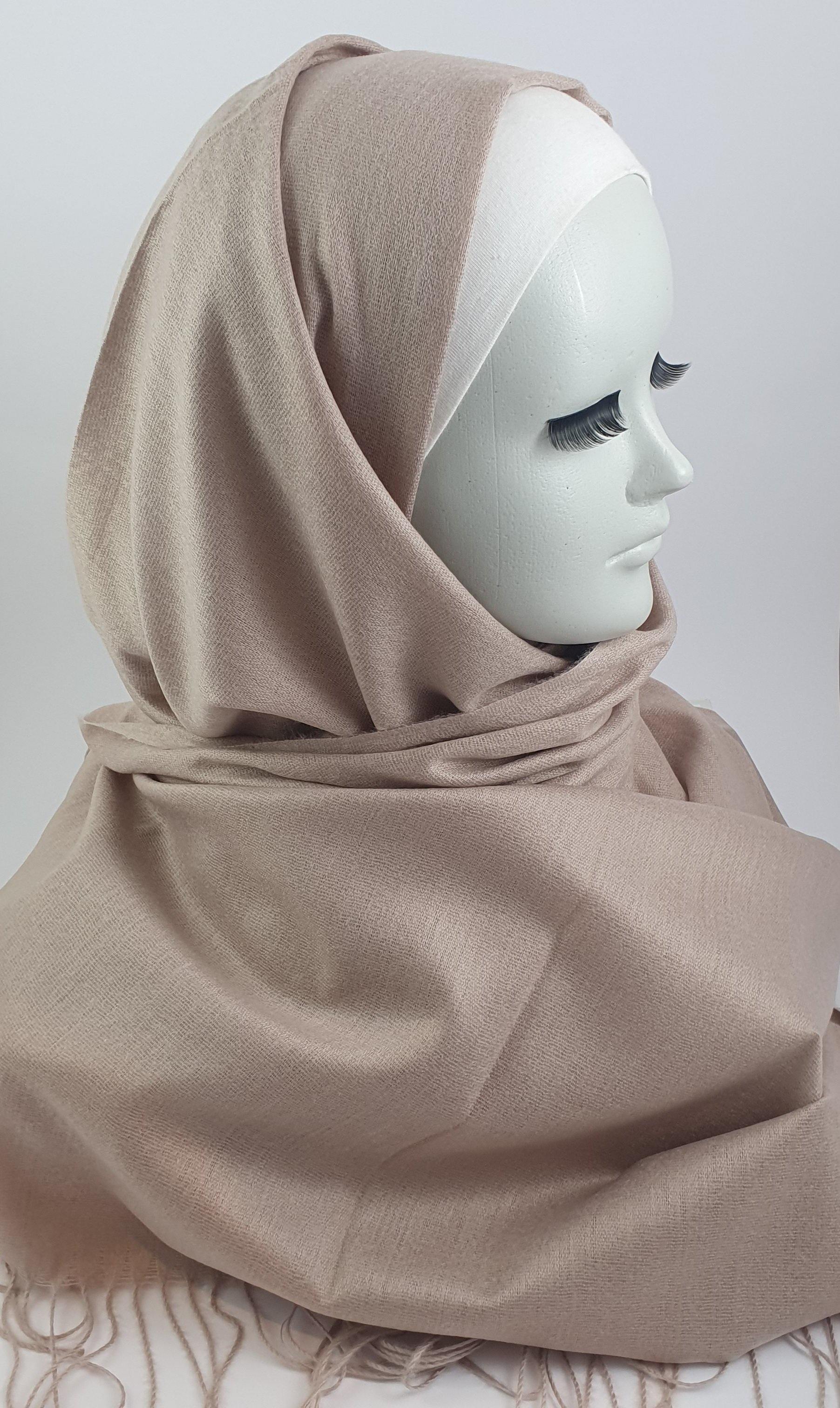 Peanut Cashmere Hijab - Scarvista