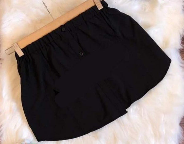 Black Chemise Skirt Extension - Scarvista