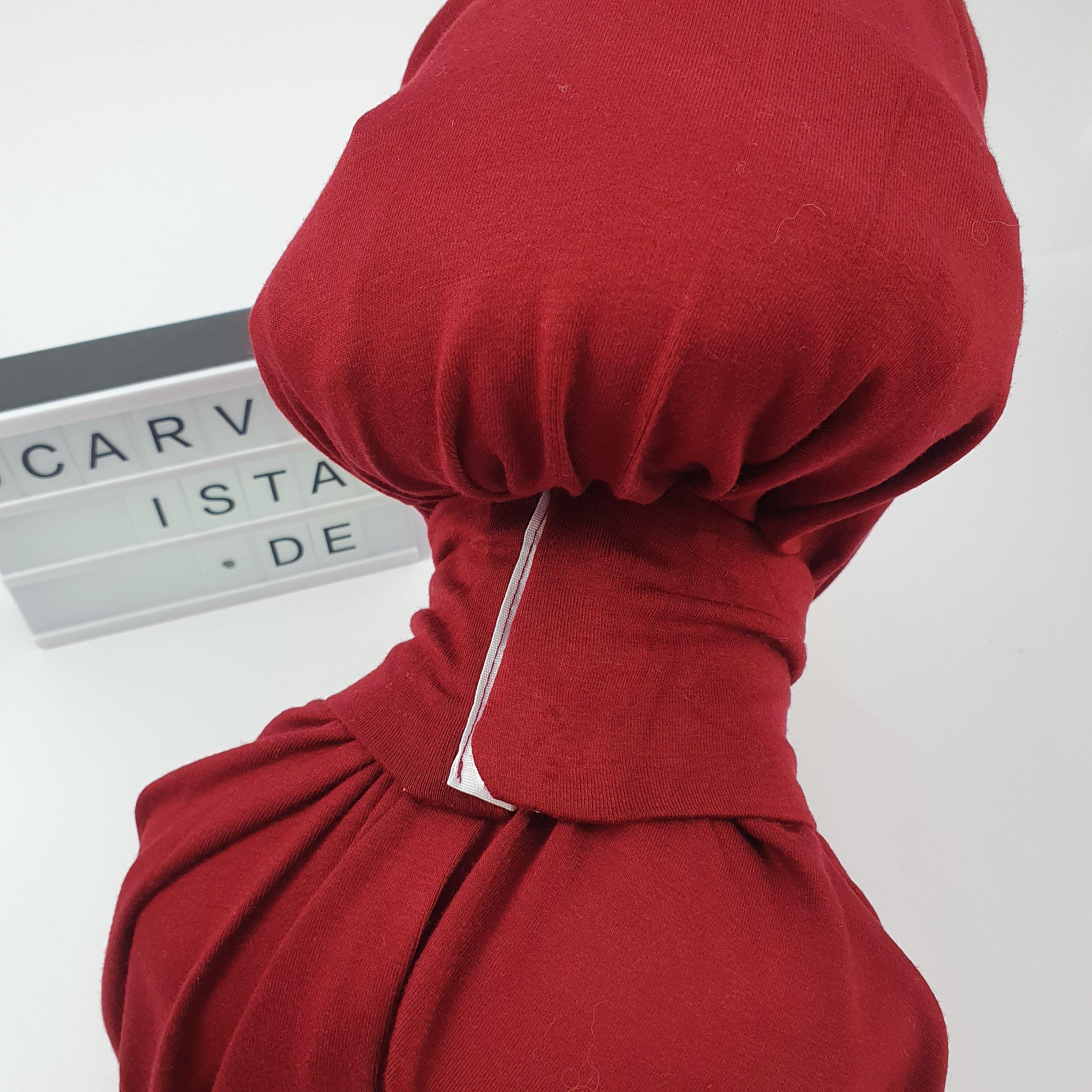 Red Kuwaiti Hijab - Scarvista