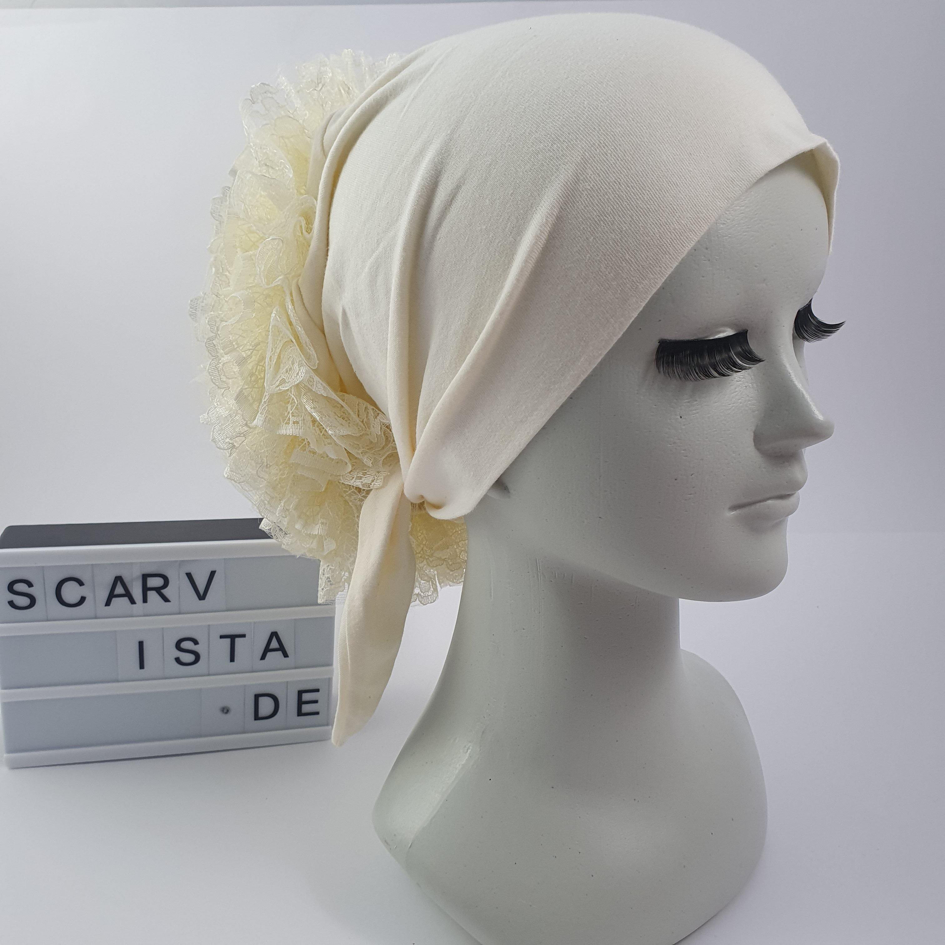 Ivory Turkish Bonnet