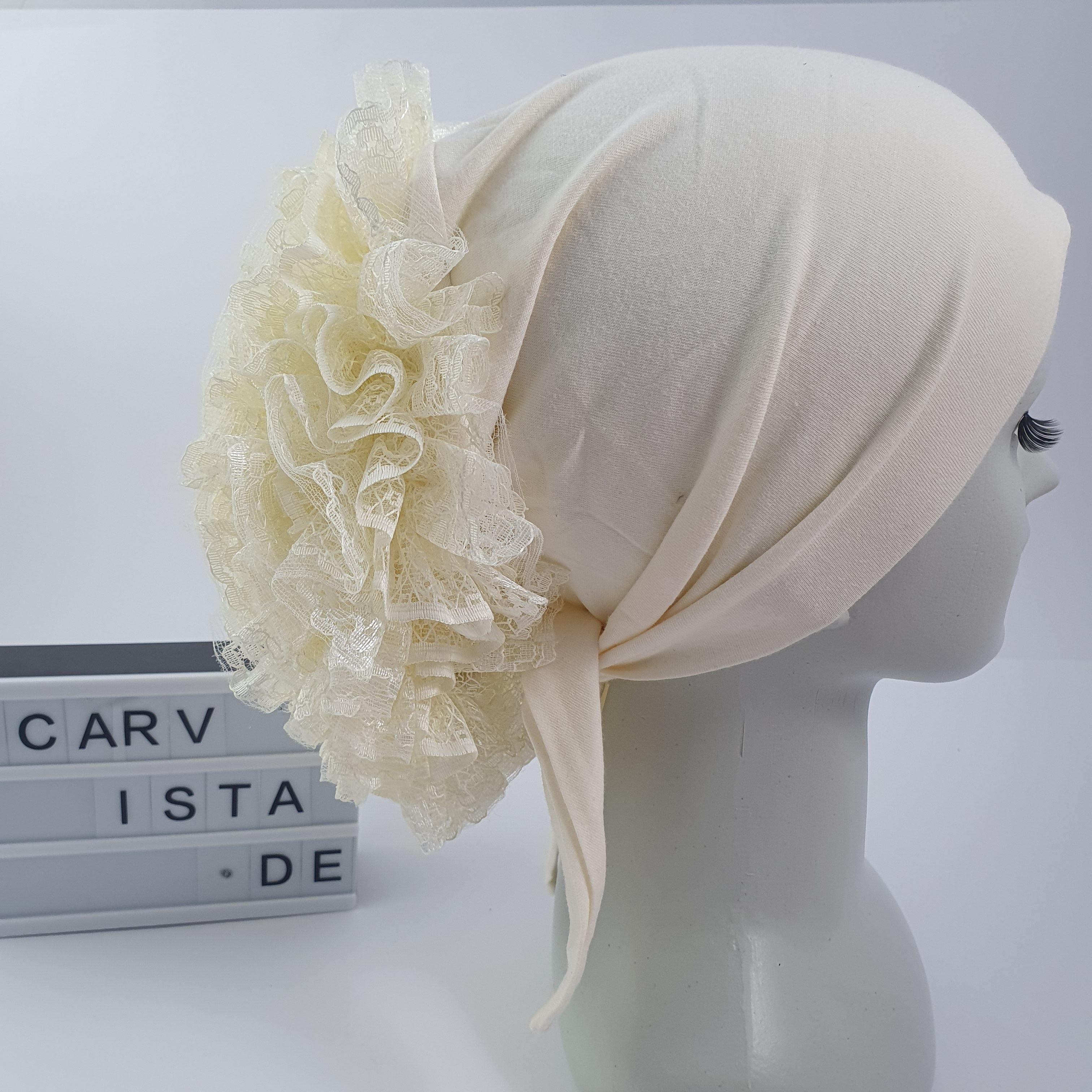 Ivory Turkish Bonnet