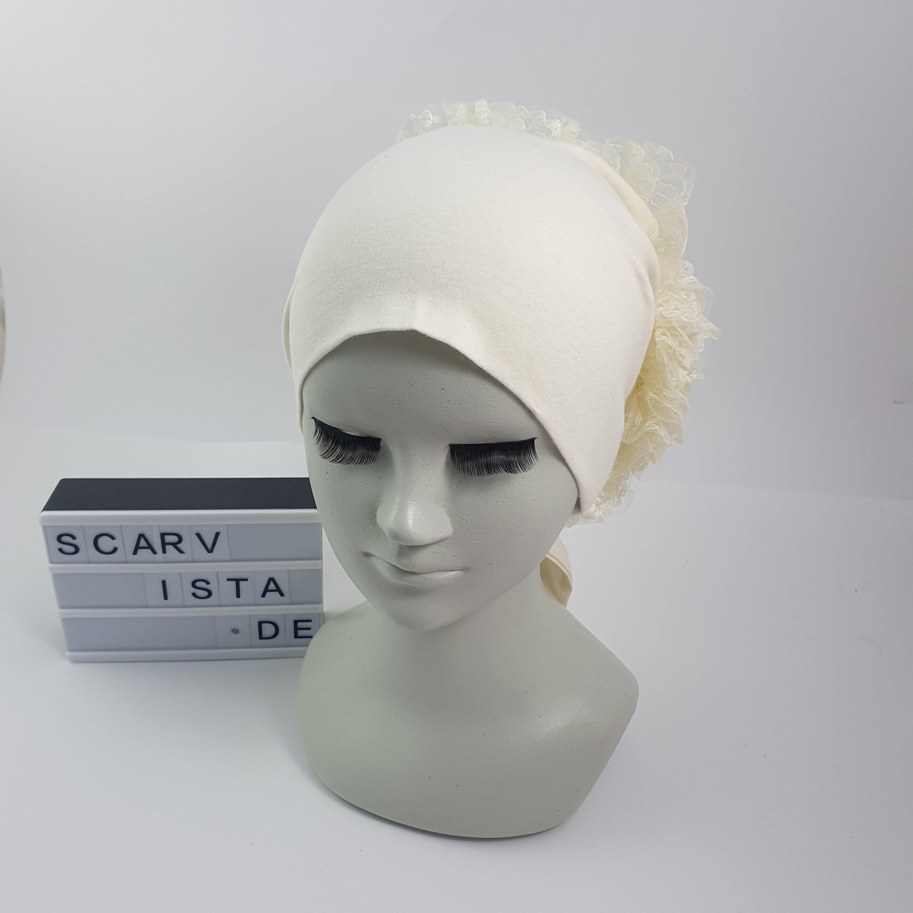 Ivory Turkish Bonnet