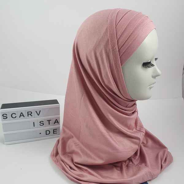 Pink Hijab Two Pieces Drapia - Scarvista