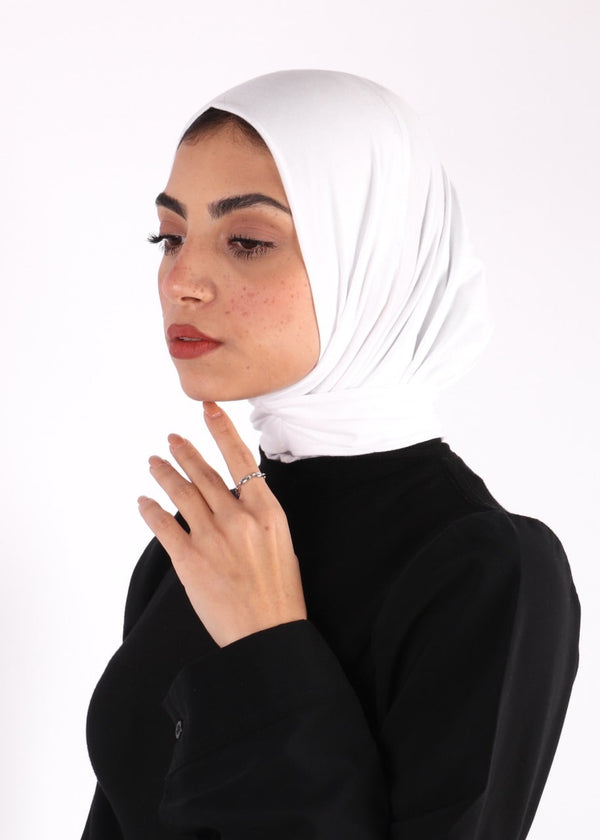 White Kuwaiti Hijab