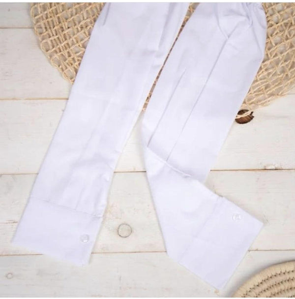 White Chemise sleeves Extension - Scarvista